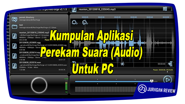 Download aplikasi perekam suara untuk laptop untuk